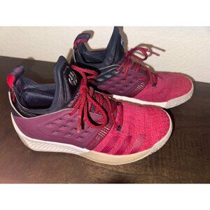 Adidas Harden Vol 2 Ignite Maroon Youth Boys Basketball Shoes Sneakers Size 5
